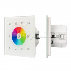 INTELLIGENT ARLIGHT Сенсорная панель DALI-901-11-1G-4SC-RGBW-DT8-IN White (BUS/230V) (INTELLIGENT ARLIGHT, IP20 Пластик, 3 года)